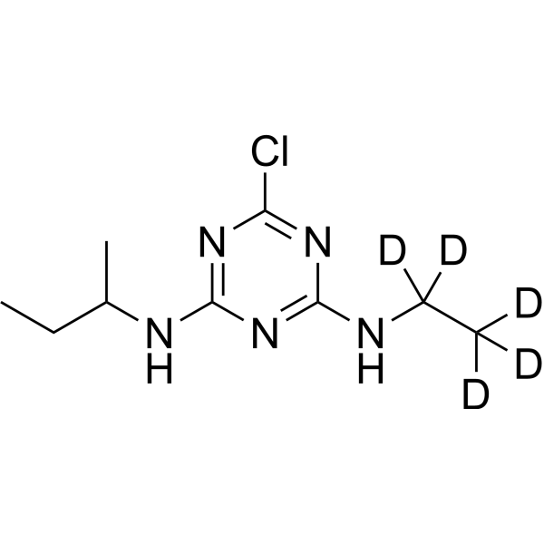 Sebuthylazine-dd<sub>5</sub> (ethyl-dd<sub>5</sub>) Chemical Structure