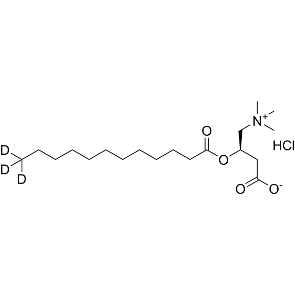 Lauroyl-L-carnitine-<em>d3</em> hydrochloride