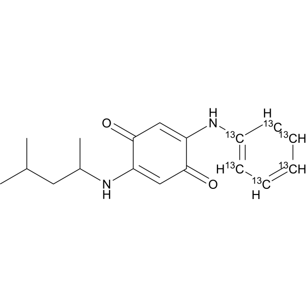 6PPD-quinone-<sup>13</sup>C<sub>6</sub> Chemical Structure