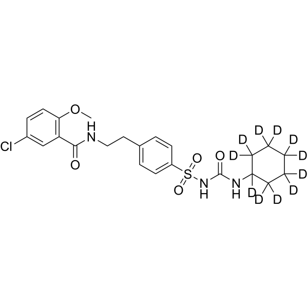 Glyburide-d<sub>11</sub> Chemical Structure