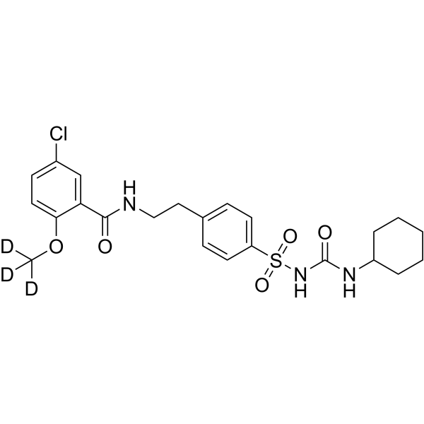 Glyburide-d<sub>3</sub> Chemical Structure