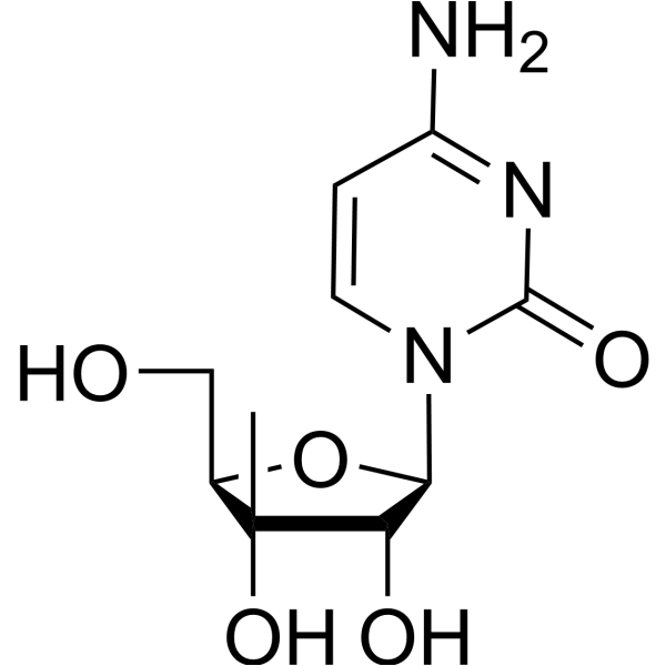 3’-beta-C-Methylcytidine Chemical Structure