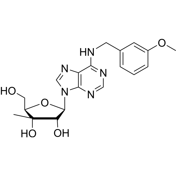 <em>3</em>’-Beta-<em>C</em>-Methyl-N6-(m-methoxybenzyl)adenosine
