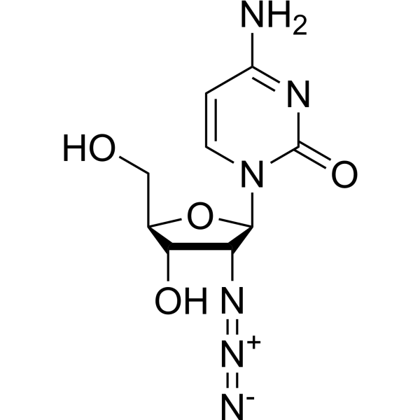 2’-Azido-2’-deoxycytidine Chemical Structure