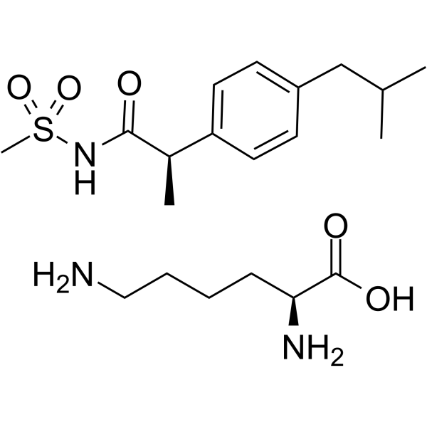 Reparixin L-lysine salt Chemical Structure