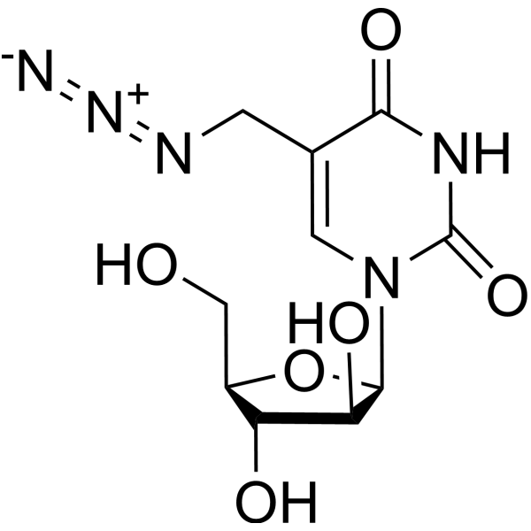 5-(Azidomethyl) arauridine Chemical Structure
