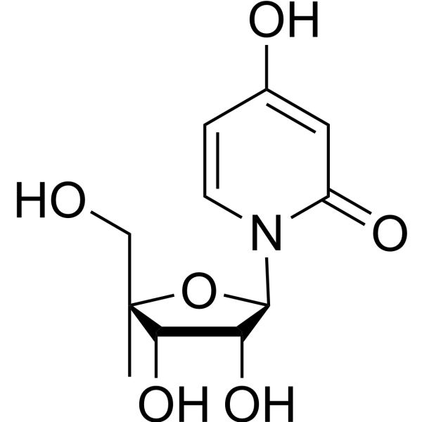 3-Deaza-4’-C-methyluridine Chemical Structure