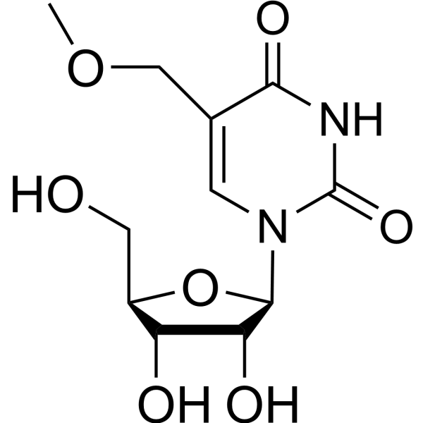 5-Methoxymethyluridine Chemical Structure