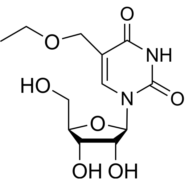 5-Ethoxymethyluridine Chemical Structure