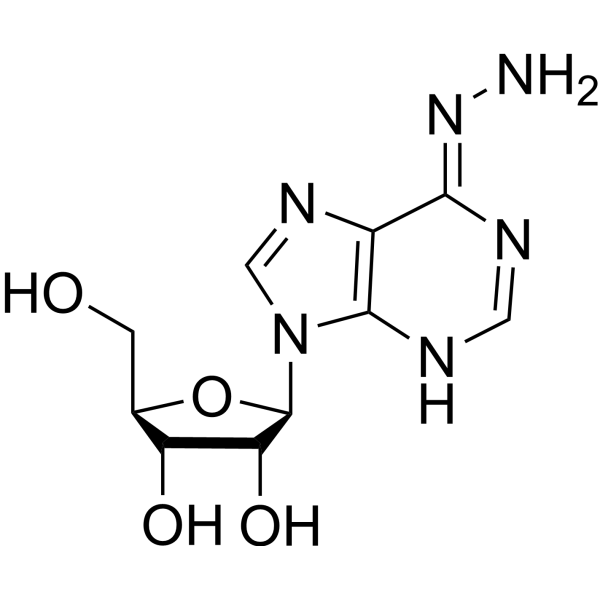 N6-Aminoadenosine Chemical Structure
