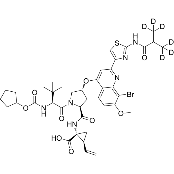 Faldaprevir-d<sub>6</sub> Chemical Structure