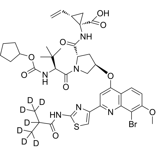 Faldaprevir-d<sub>7</sub> Chemical Structure
