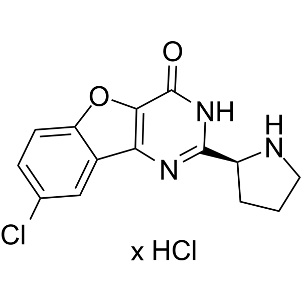 XL413 hydrochloride Chemical Structure