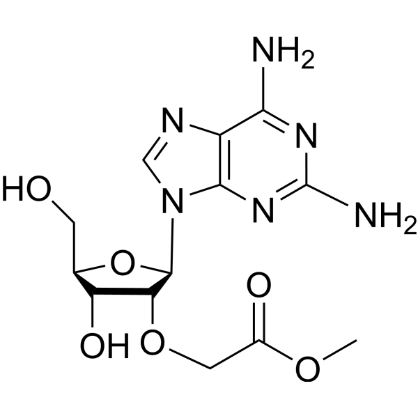 2-Amino-2′-O-(2-methoxy-2-oxoethyl)adenosine