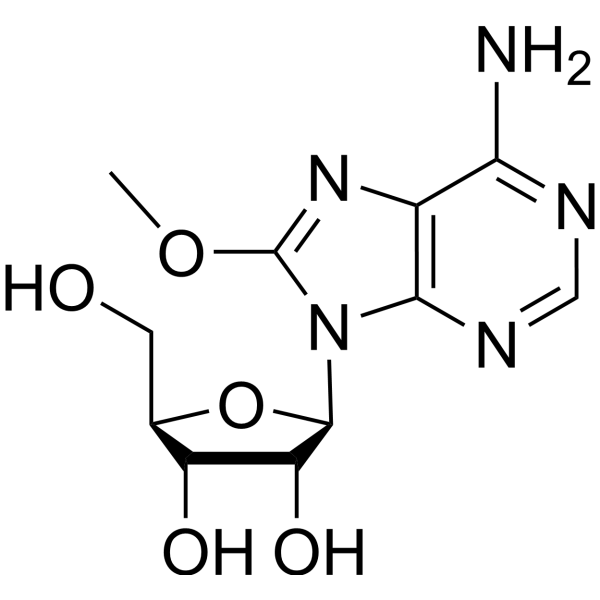 8-Methoxyadenosine Chemical Structure