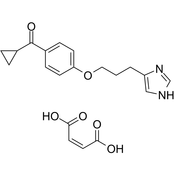 Ciproxifan maleate Chemical Structure