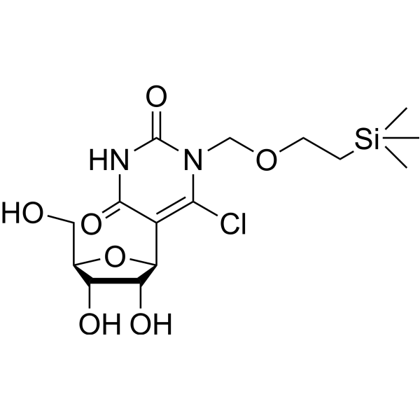6-Chloro-N<em>1</em>-(trimethylsilylethoxymethyl)pseudouridine