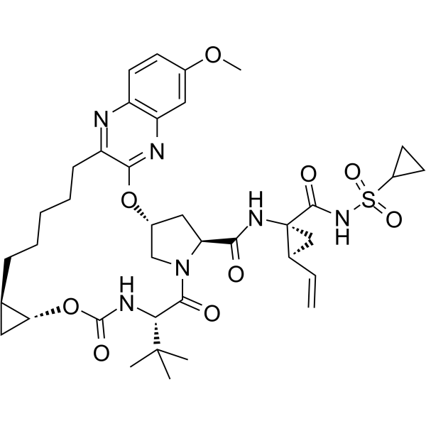 Grazoprevir Chemical Structure