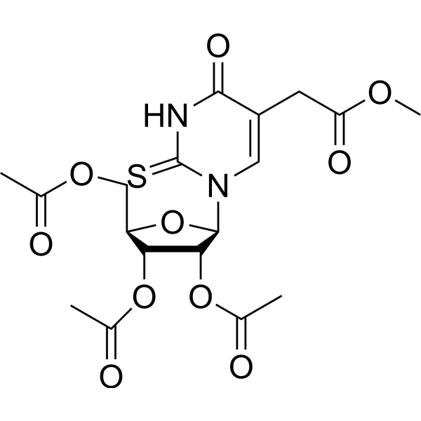 2’,3’,5’-Tri-O-acetyl-5-methoxycarbonylmethyl-2-thiouridine
