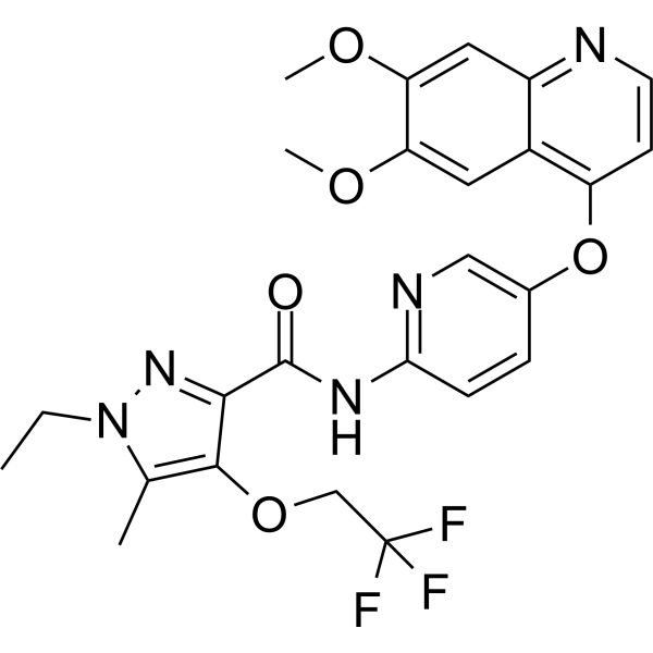 Axl/Mer/CSF1R-IN-1 Chemical Structure