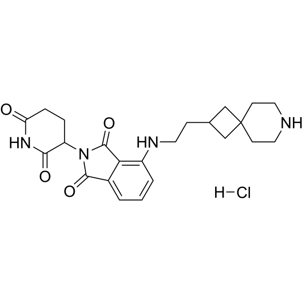 Thalidomide-NH-<em>C</em><em>2</em>-azaspiro[3.<em>5</em>]nonane hydrochloride