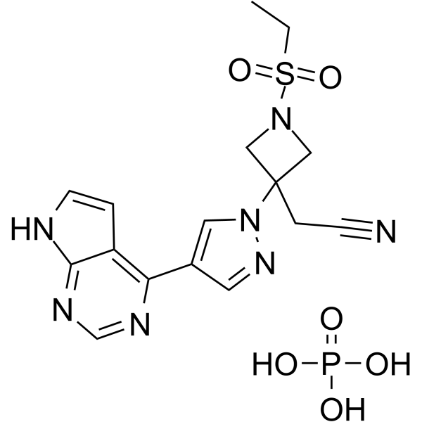 Baricitinib phosphate Chemical Structure
