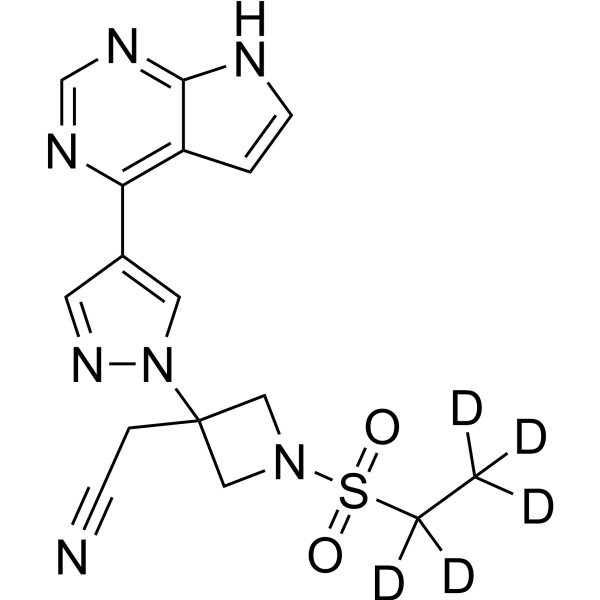 Baricitinib-d<sub>5</sub> Chemical Structure