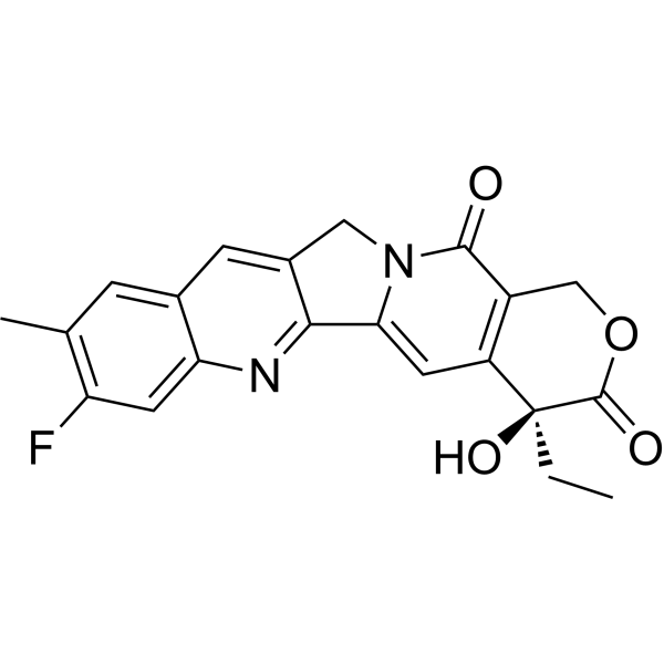 Decyclohexanamine-Exatecan Chemical Structure