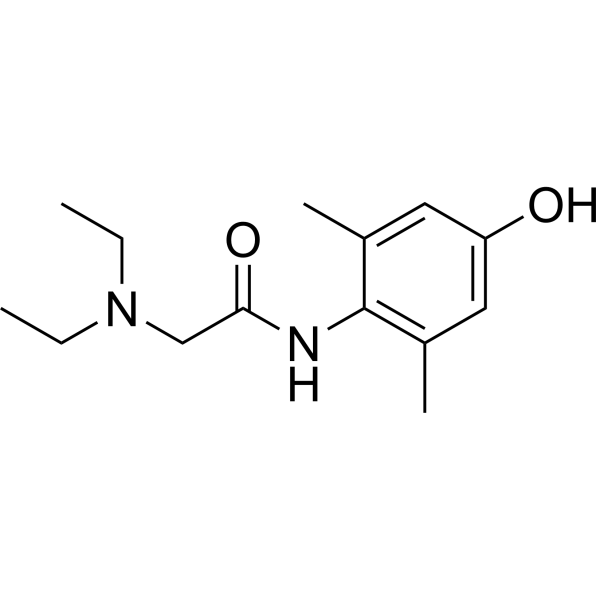 4-Hydroxylidocaine Chemical Structure