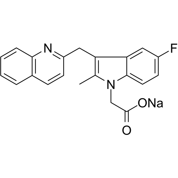 Timapiprant sodium Chemical Structure