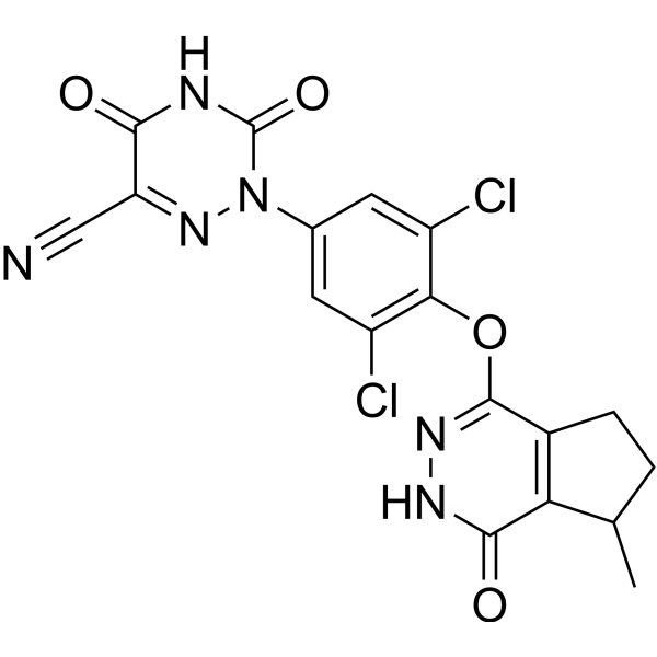 THRβ receptor agonist-1 Chemical Structure