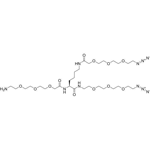 Amine-PEG3-Lys(PEG3-N3)-PEG3-N3