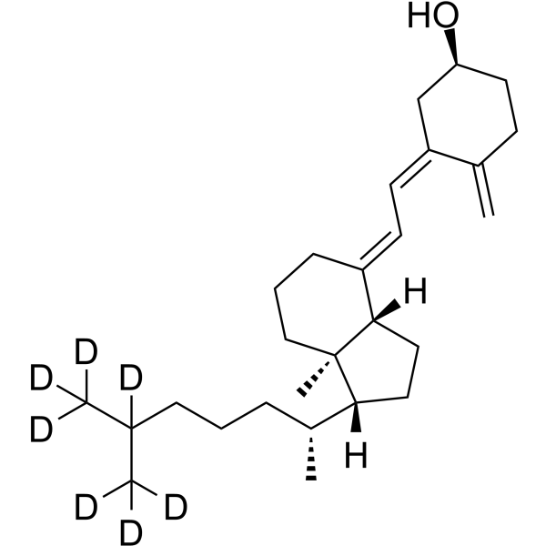 Vitamin D3-d<sub>7</sub> Chemical Structure