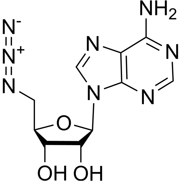 5′-Azido-5′-deoxyadenosine Chemical Structure