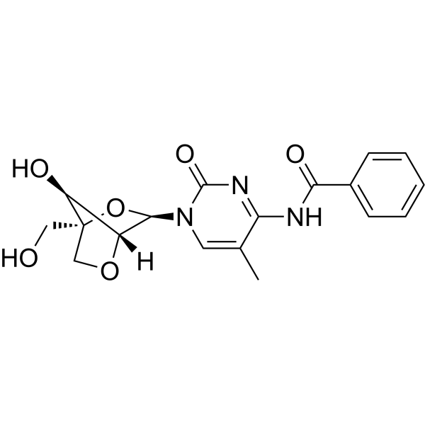 N<em>4</em>-Benzoyl-5-methyl-2’-O,<em>4</em>’-<em>C</em>-methylenecytidine