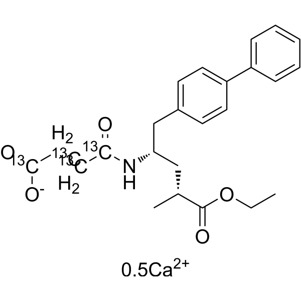 Sacubitril-13C<em>4</em> hemicalcium salt