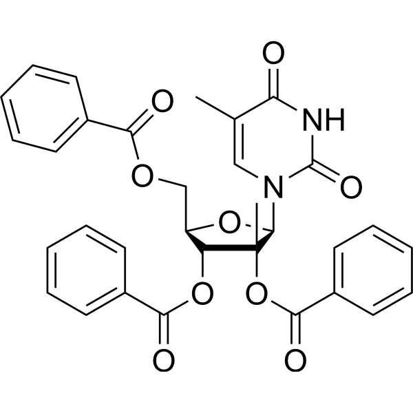 <em>2</em>’,3’,5’-Tri-O-benzoyl-<em>2</em>’-β-C-methyl-5-methyl uridine
