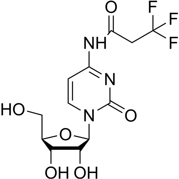 N4-(3,3,3-Trifluoropropanoyl)cytidine Chemical Structure