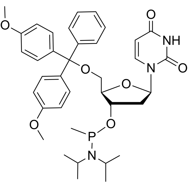 <em>5</em>'-O-DMTr-dU-methyl phosphonamidite