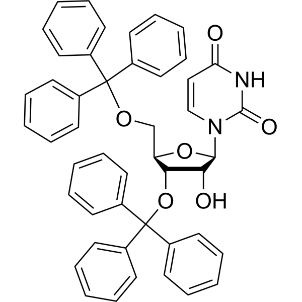 3′,5′-Bis-O-(triphenylmethyl)uridine Chemical Structure