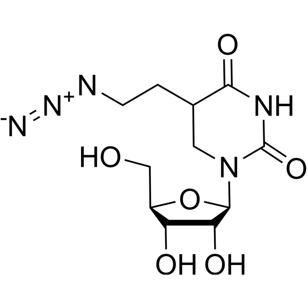 5-(2-Azidoethyl)uridine Chemical Structure