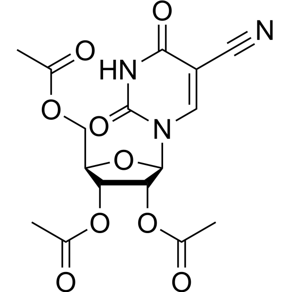 2’,3’,5’-Tri-O-<em>acetyl</em>-5-cyanouridine