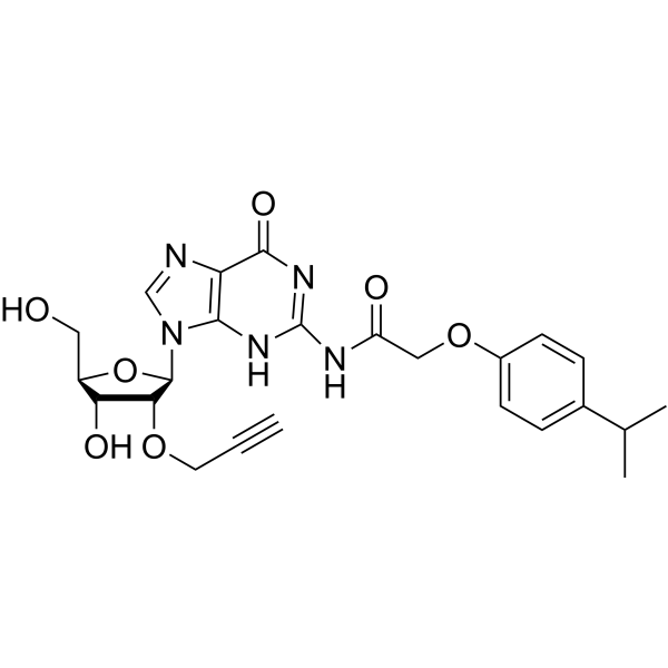<em>N</em><em>2</em>-(Isopropylphenoxyacetyl)-<em>2</em>’-O-propargylguanosine