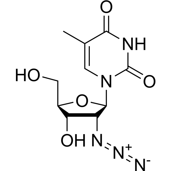 2′-Azido-2′-deoxy-5-methyluridine Chemical Structure