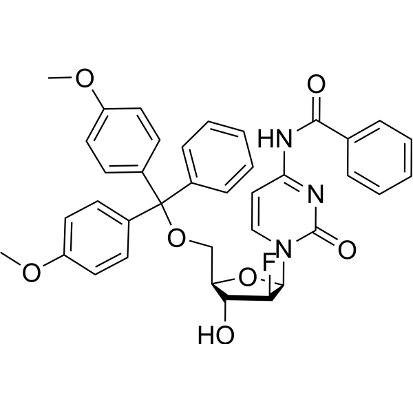 DMT-2'-F-Bz-dC Chemical Structure