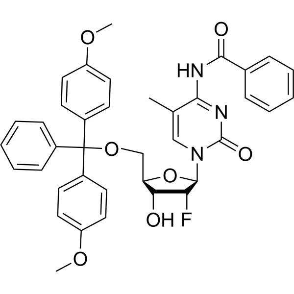 <em>N</em>4-Benzoyl-<em>2</em>’-deoxy-<em>5</em>’-O-DMTr-<em>2</em>’-fluoro- <em>5</em>-methylcytidine