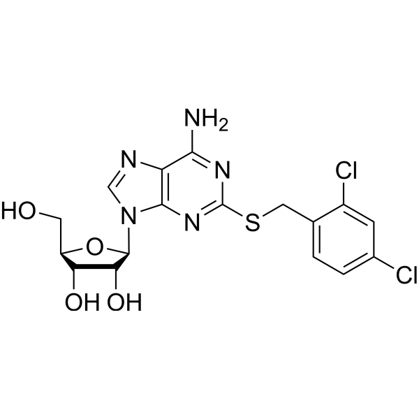 2-(2,4-Dichlorobenzyl)thioadenosine Chemical Structure