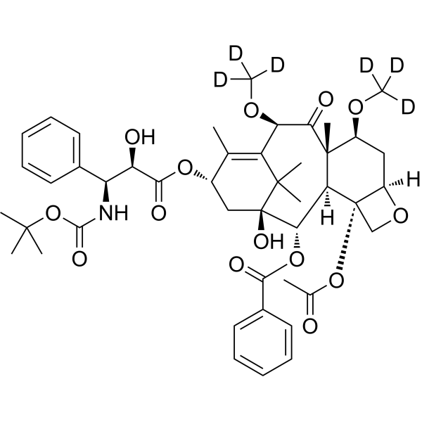 Cabazitaxel-d<sub>6</sub> Chemical Structure