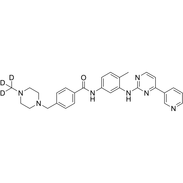 Imatinib-d<sub>3</sub> hydrochloride Chemical Structure