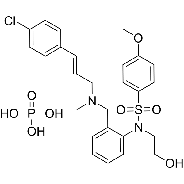KN-93 phosphate Chemical Structure